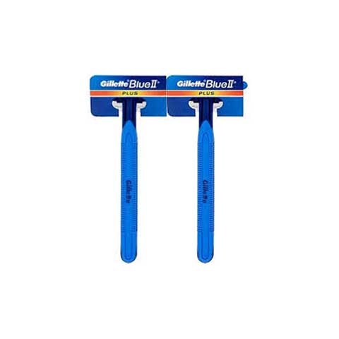 GILLETTE BLUE II PLUS 1S (HANGCARD)